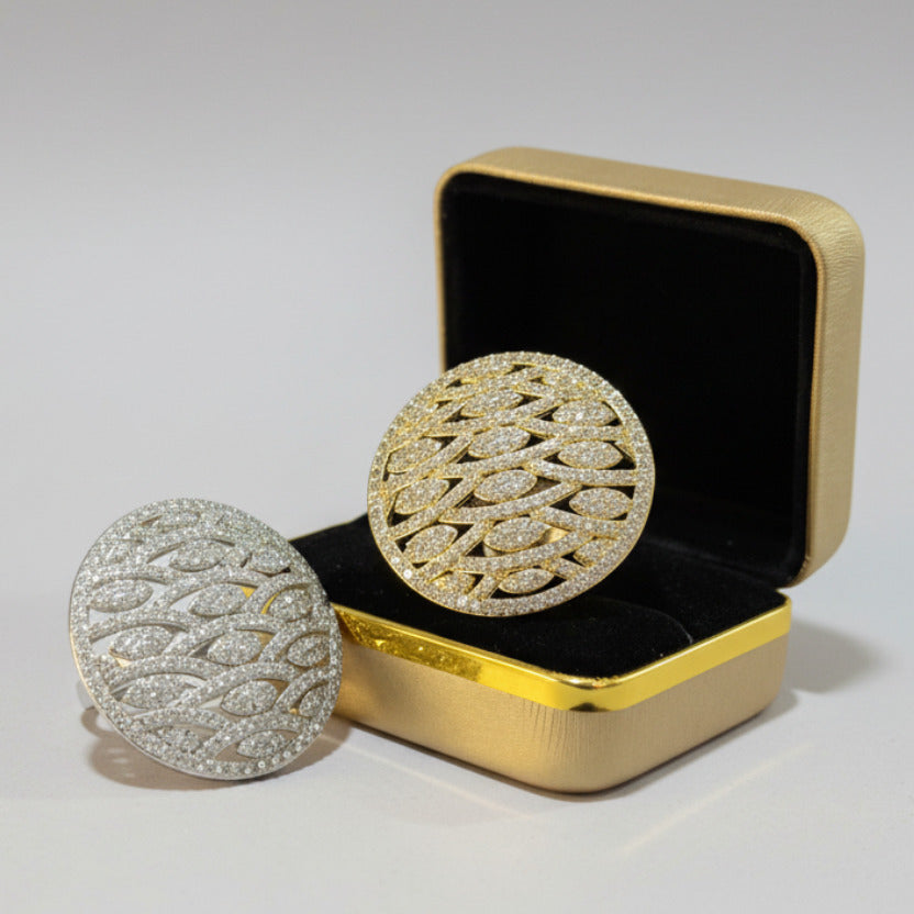 Radiant Zirconia Cocktail Ring