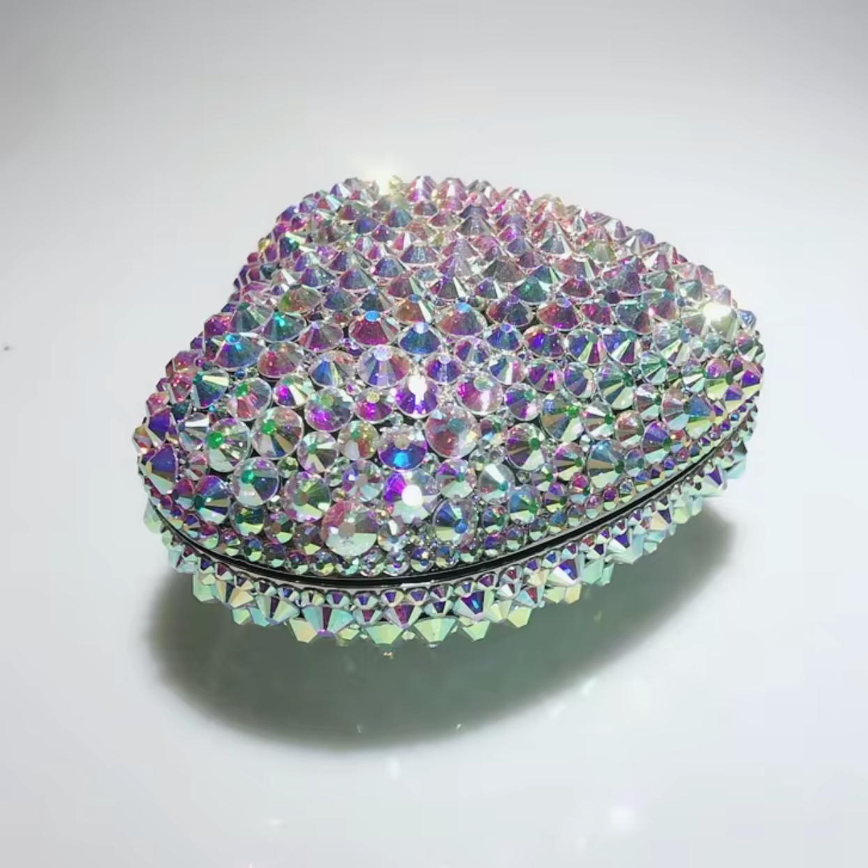 LOVE RHINESTONE PURSE