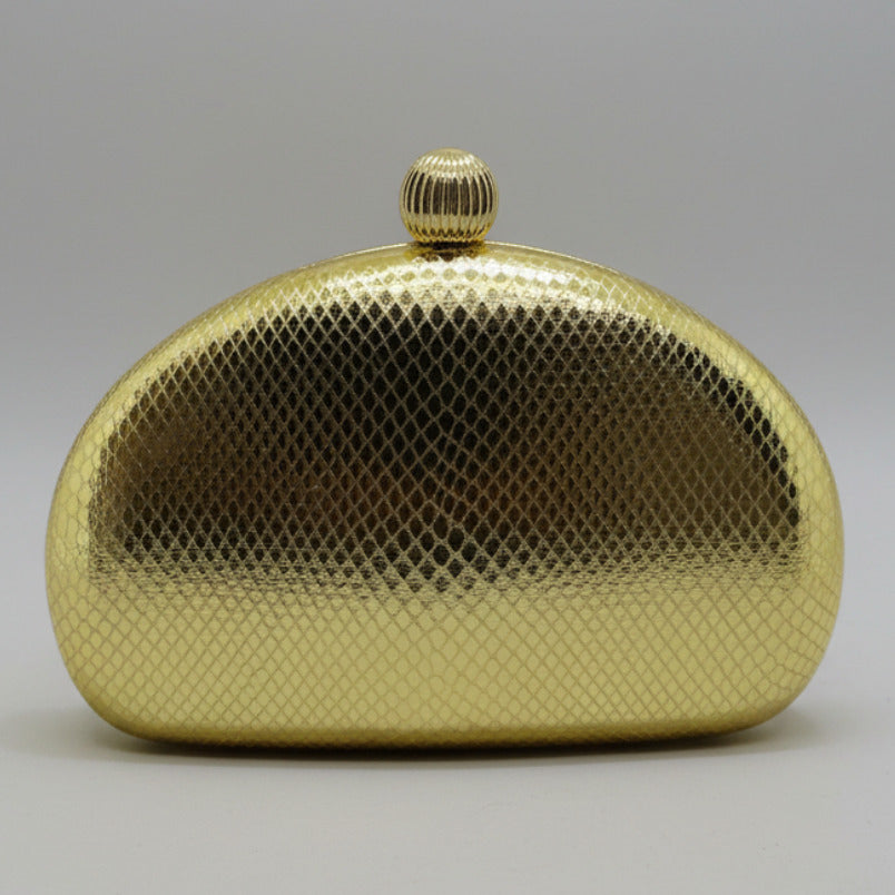 GOLD SNAKESKIN PURSE