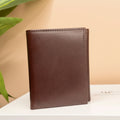 Mens RFID Trifold Genuine Leather Wallet