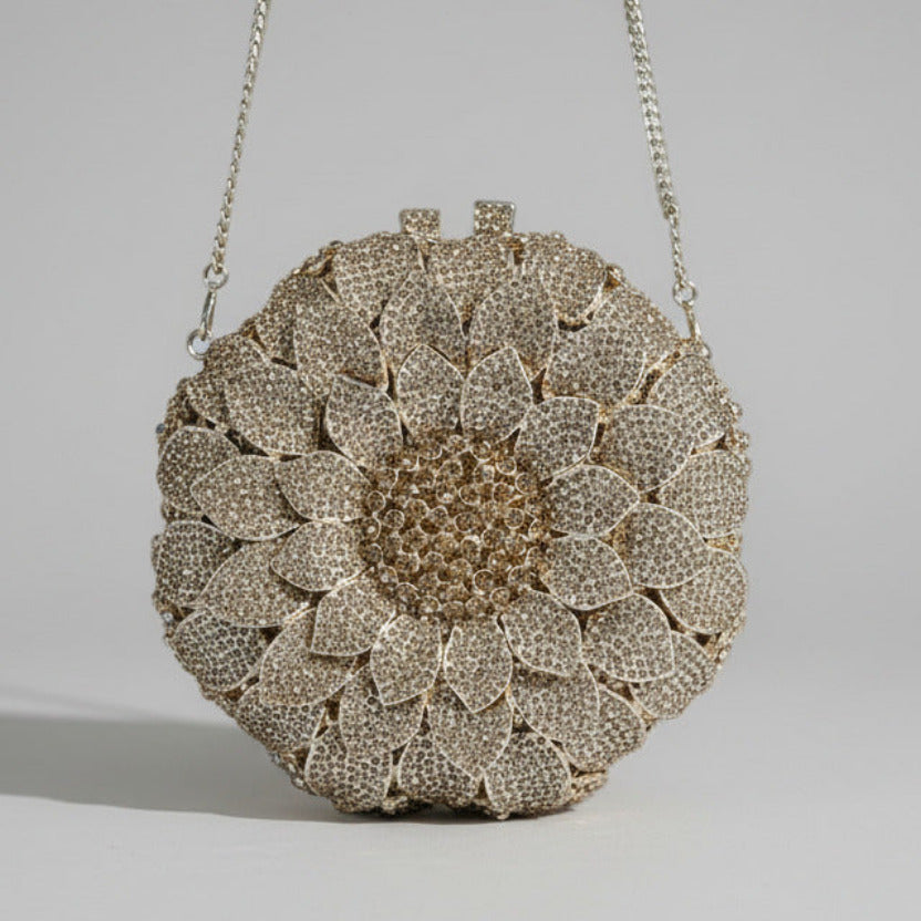 3D Flower Evening Purse