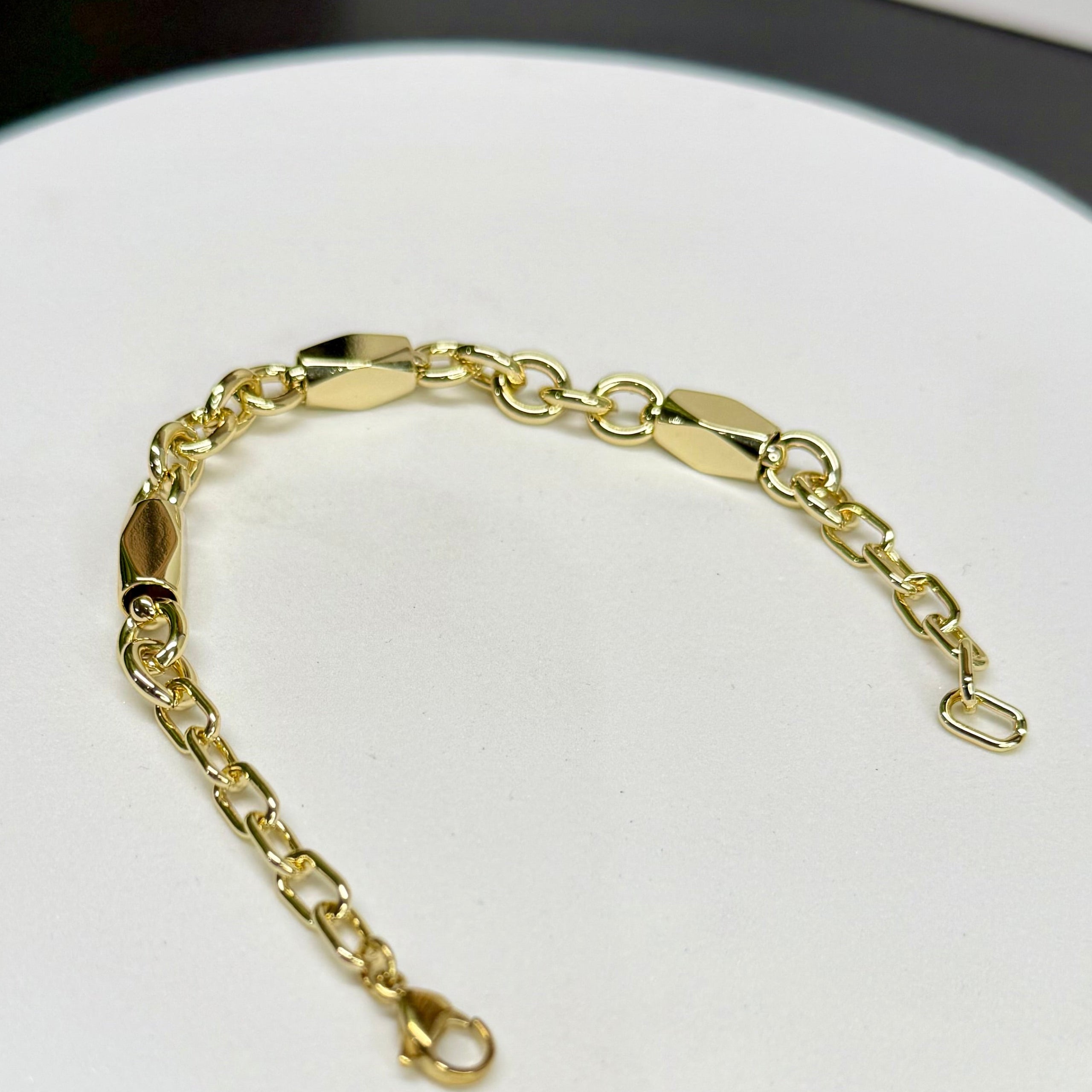 Luxe Link Gold-Plated Bracelet