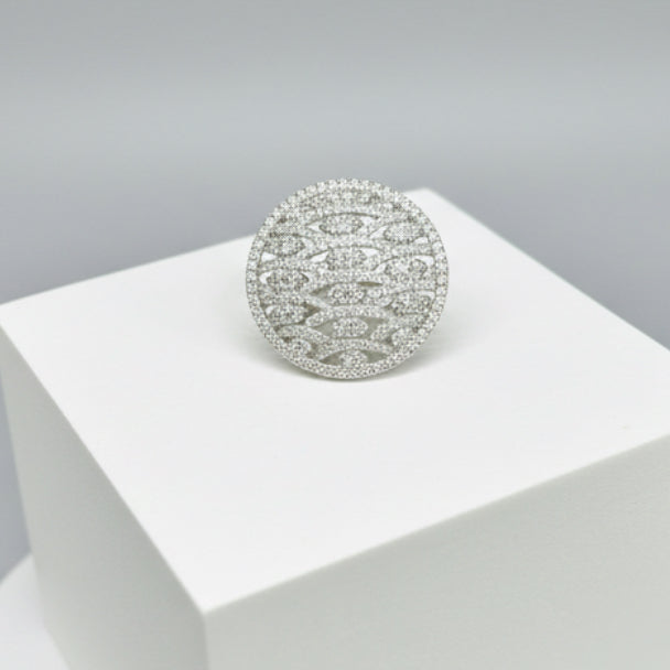 Radiant Zirconia Cocktail Ring