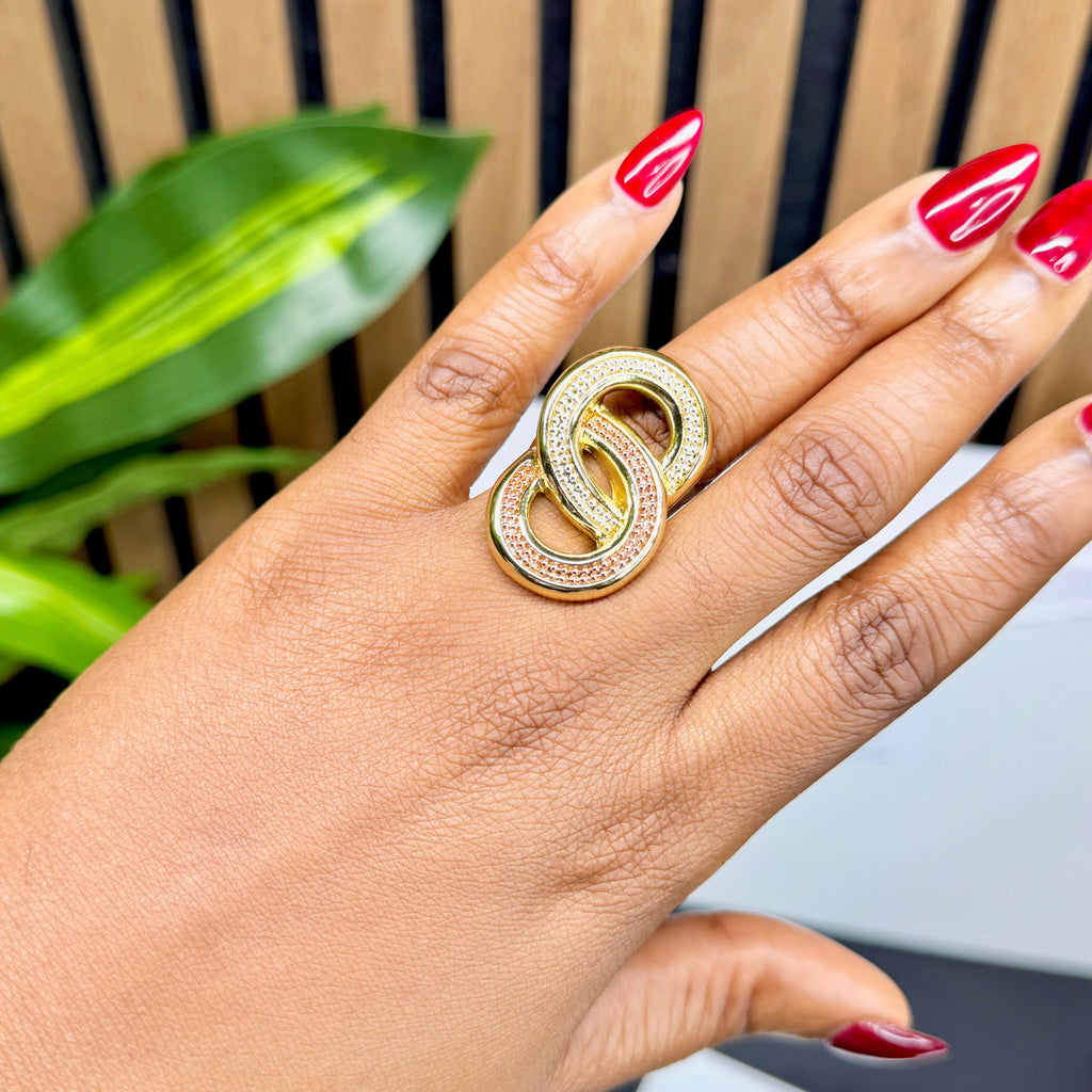 GOLD INFINITY RING