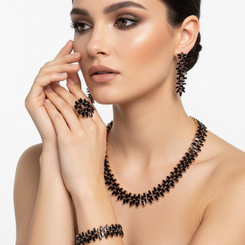 ACCENT CRYSTAL JEWELRY SET