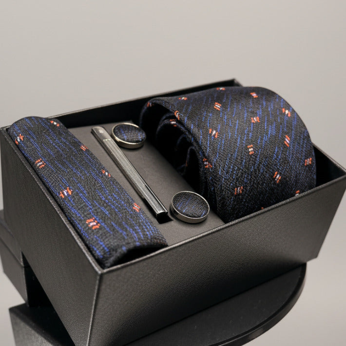 Classic Pattern Tie Set