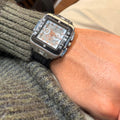 Square Chrono Wristwatch