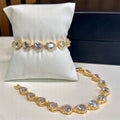 Clear Teardrop Crystal Bracelet