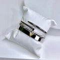 Silver Luxe Bangle Stack