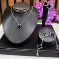 MIDNIGHT CLOVER JEWELRY SET